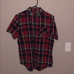 RHYTHM Plaid Shirt Mens Medium